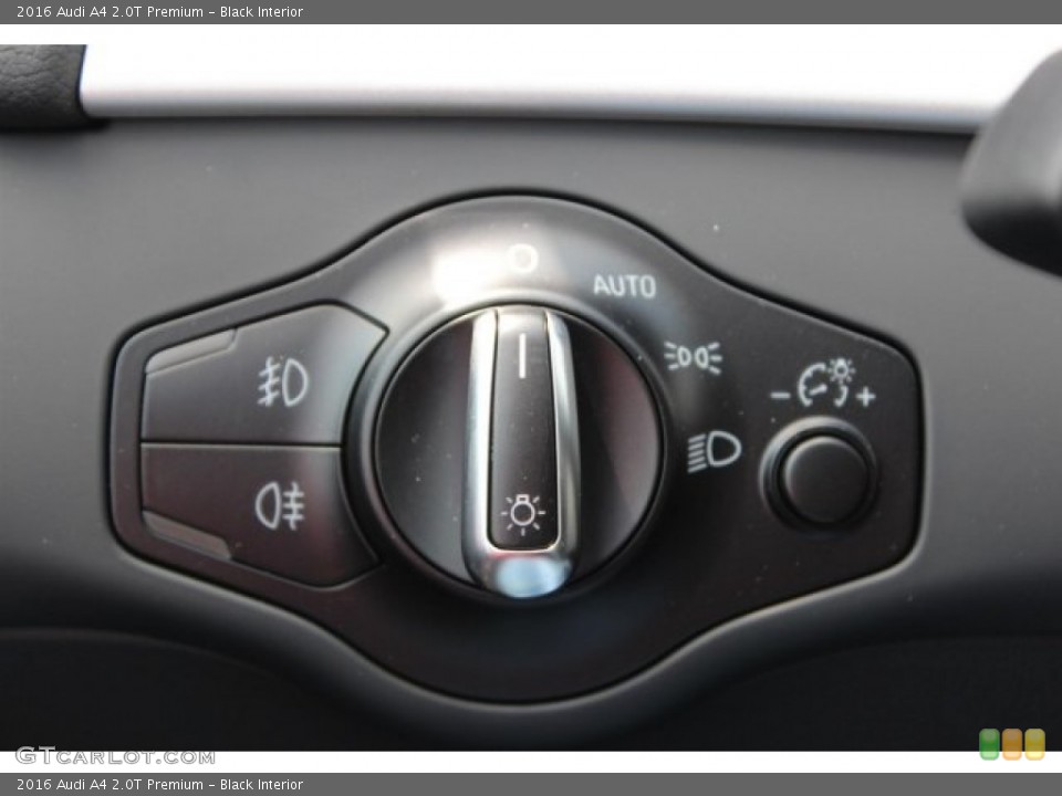 Black Interior Controls for the 2016 Audi A4 2.0T Premium #105492583