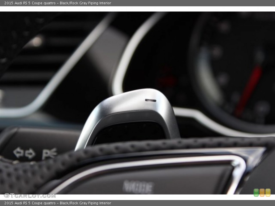 Black/Rock Gray Piping Interior Transmission for the 2015 Audi RS 5 Coupe quattro #105494377