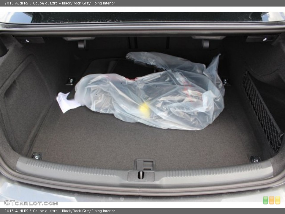 Black/Rock Gray Piping Interior Trunk for the 2015 Audi RS 5 Coupe quattro #105494455