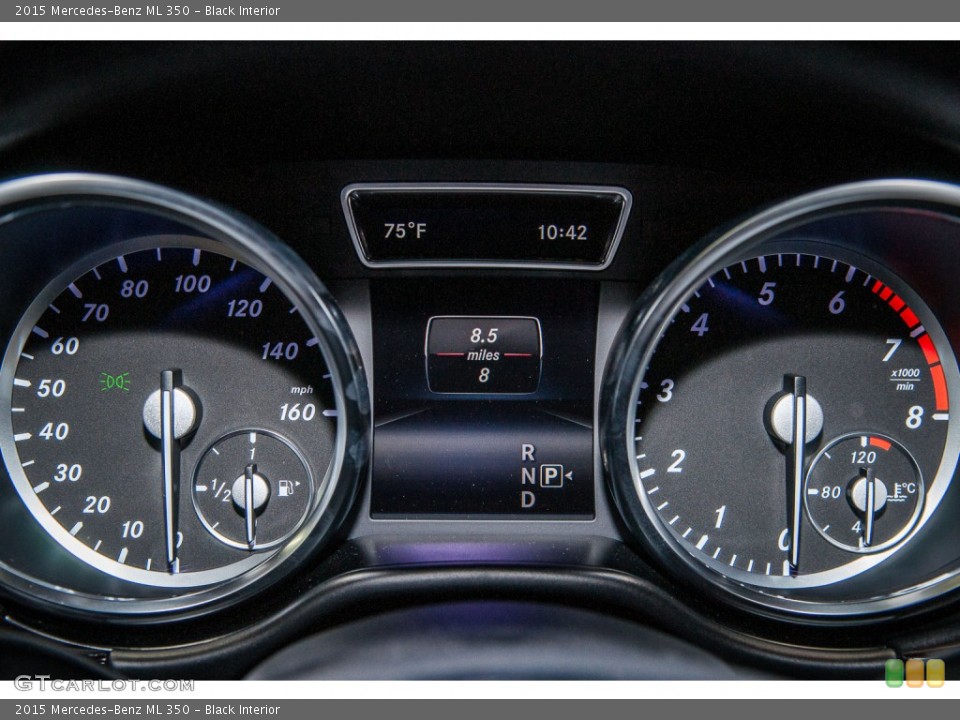 Black Interior Gauges for the 2015 Mercedes-Benz ML 350 #105497059