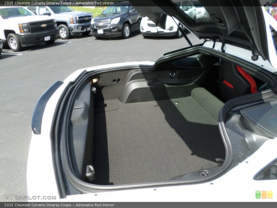 Adrenaline Red Interior Trunk for the 2015 Chevrolet Corvette Stingray Coupe #105500682