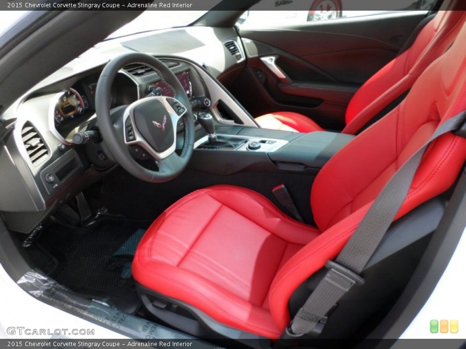 Adrenaline Red Interior Prime Interior for the 2015 Chevrolet Corvette Stingray Coupe #105500869