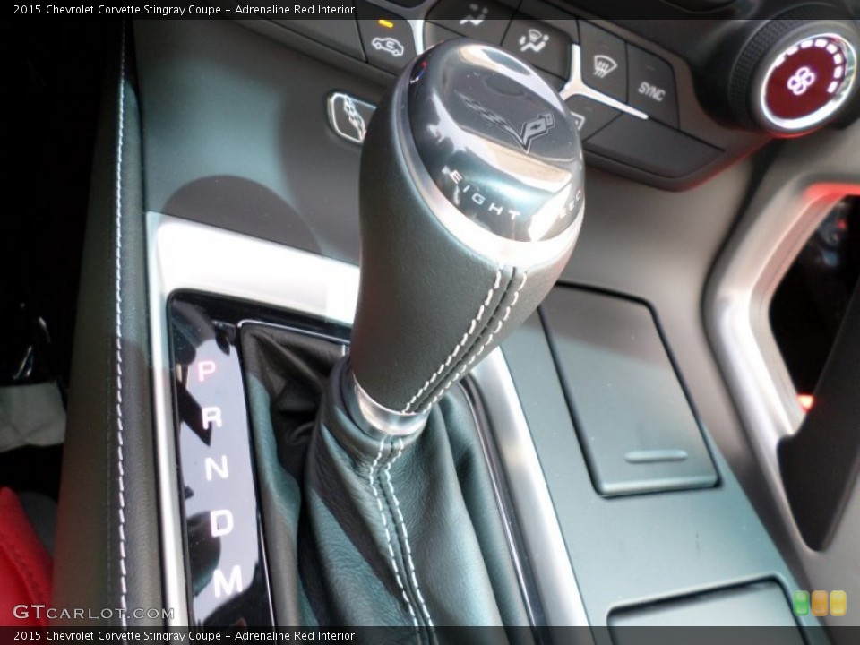 Adrenaline Red Interior Transmission for the 2015 Chevrolet Corvette Stingray Coupe #105501370