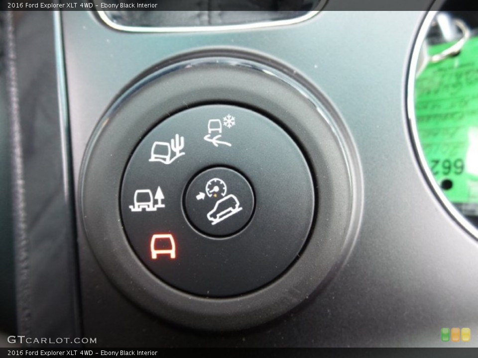 Ebony Black Interior Controls for the 2016 Ford Explorer XLT 4WD #105507634