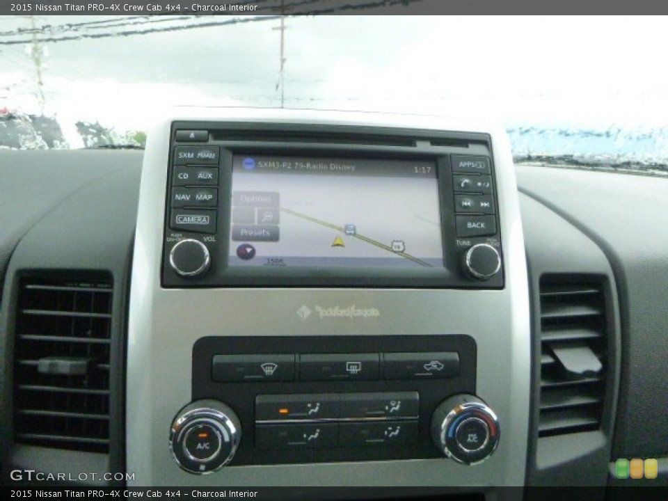 Charcoal Interior Navigation for the 2015 Nissan Titan PRO-4X Crew Cab 4x4 #105509634