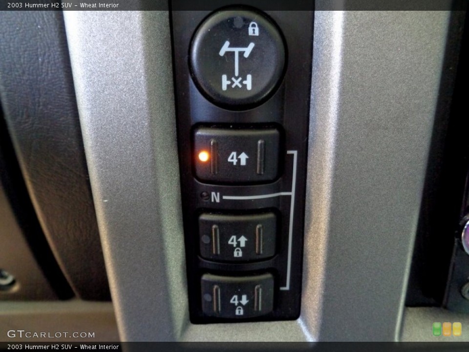 Wheat Interior Controls for the 2003 Hummer H2 SUV #105512769