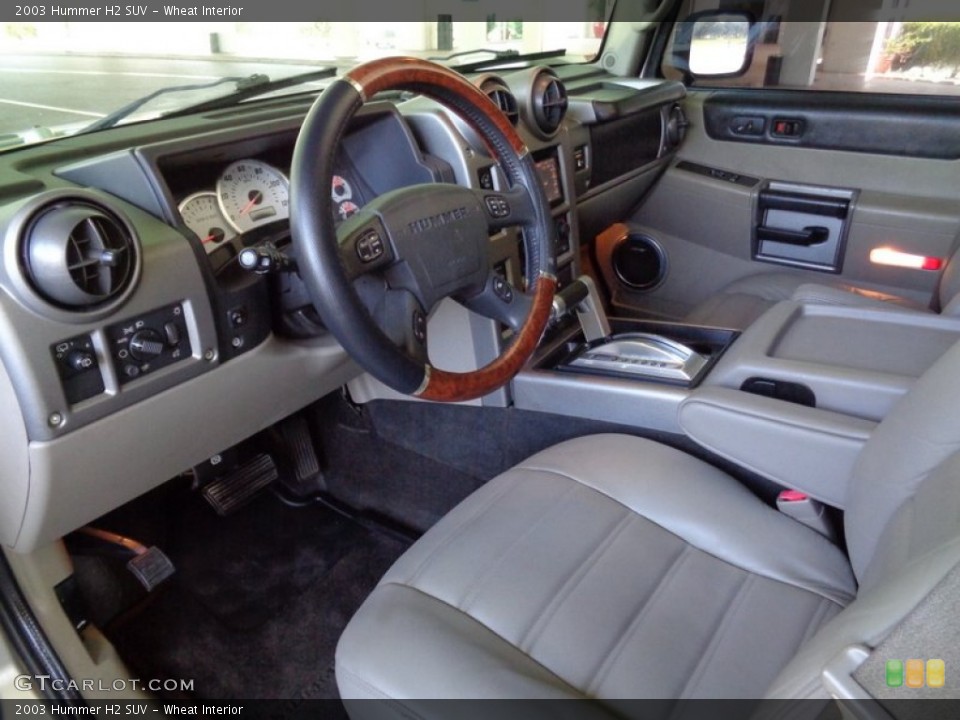 Wheat Interior Prime Interior for the 2003 Hummer H2 SUV #105513033