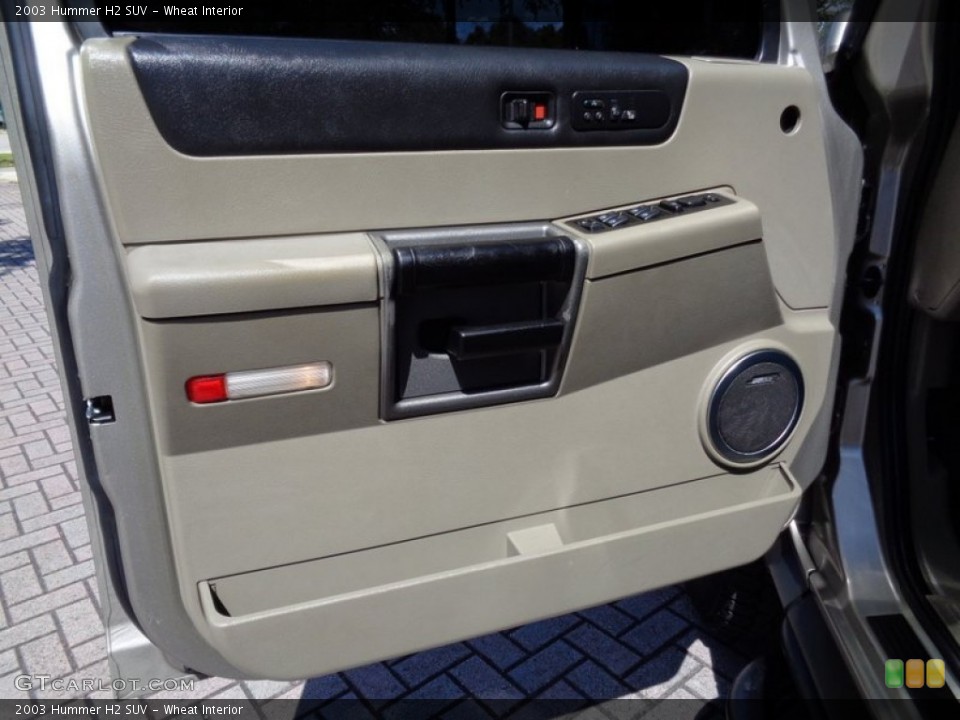 Wheat Interior Door Panel for the 2003 Hummer H2 SUV #105513447
