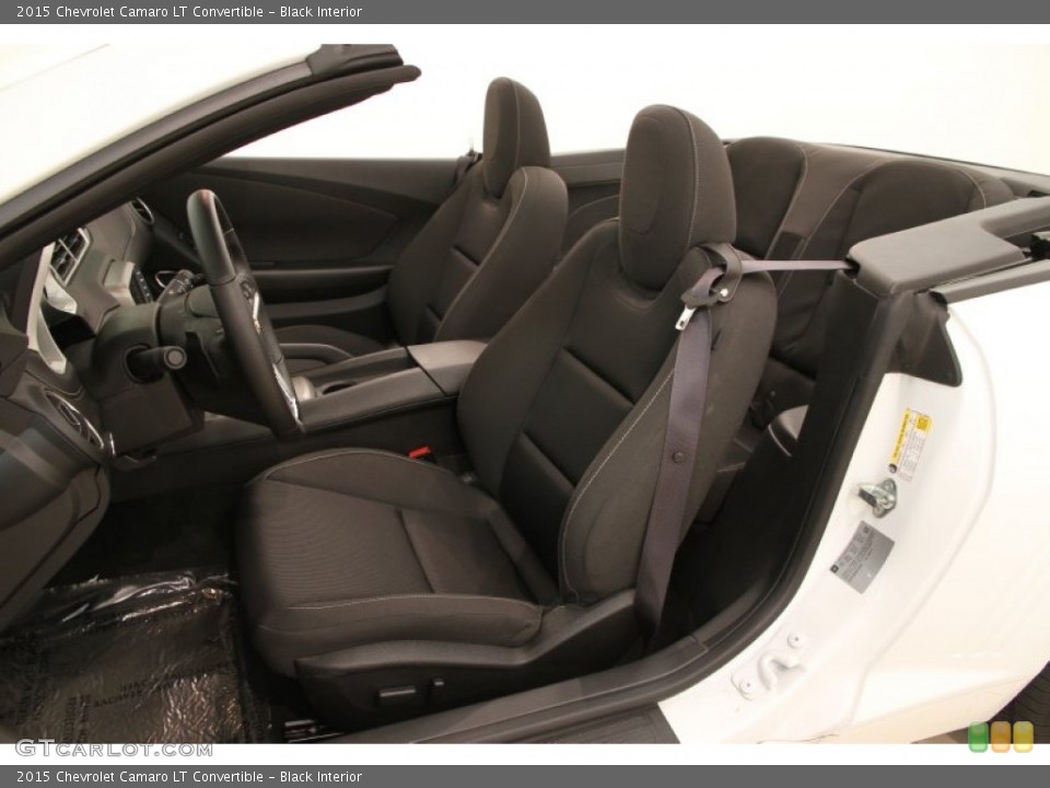 Black Interior Photo for the 2015 Chevrolet Camaro LT Convertible #105515400