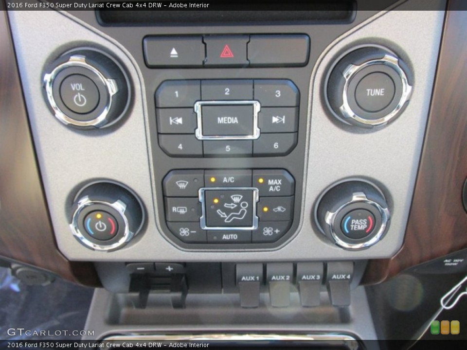 Adobe Interior Controls for the 2016 Ford F350 Super Duty Lariat Crew Cab 4x4 DRW #105520724