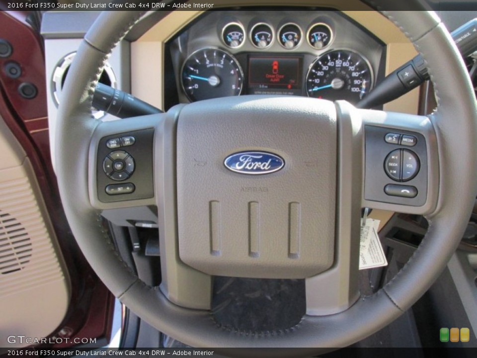 Adobe Interior Steering Wheel for the 2016 Ford F350 Super Duty Lariat Crew Cab 4x4 DRW #105520838