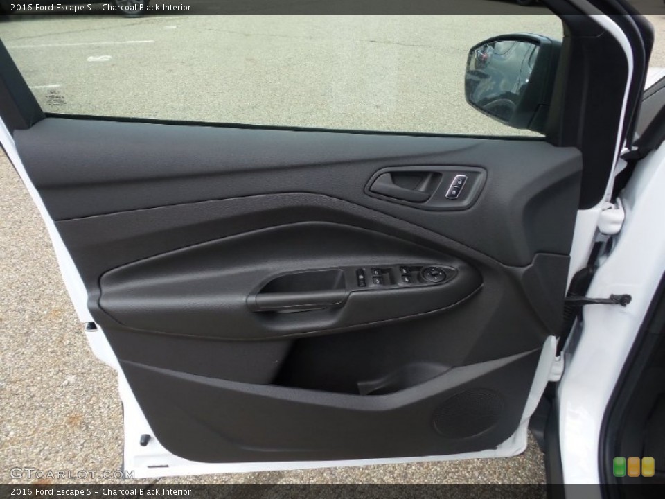 Charcoal Black Interior Door Panel for the 2016 Ford Escape S #105524384