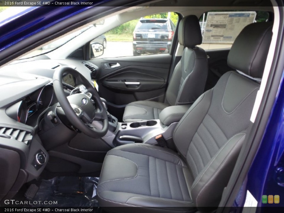 Charcoal Black Interior Photo for the 2016 Ford Escape SE 4WD #105525108