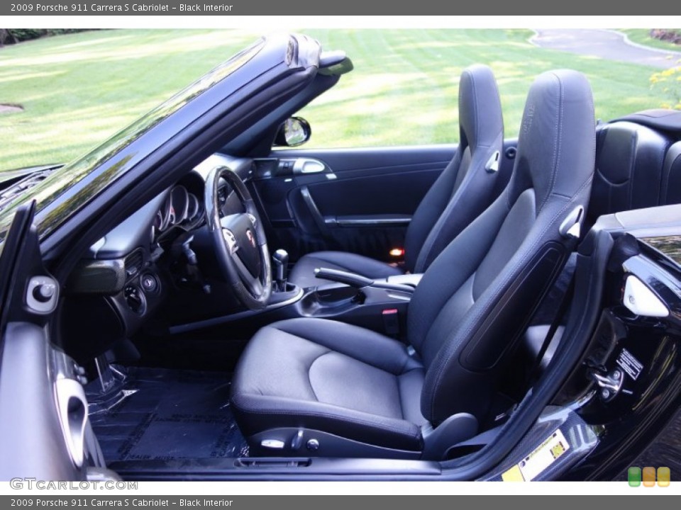 Black Interior Photo for the 2009 Porsche 911 Carrera S Cabriolet #105526928