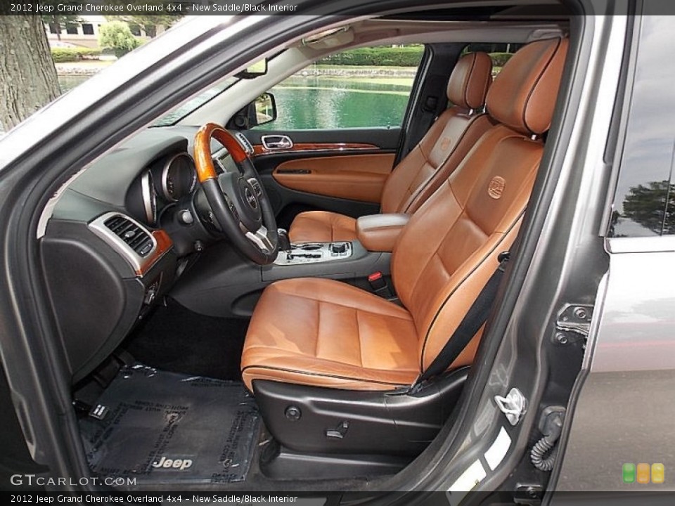 New Saddle/Black Interior Photo for the 2012 Jeep Grand Cherokee Overland 4x4 #105530612