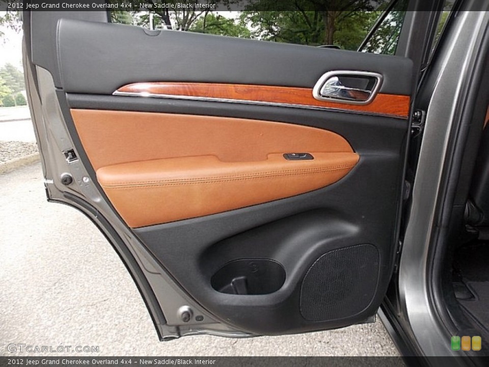 New Saddle/Black Interior Door Panel for the 2012 Jeep Grand Cherokee Overland 4x4 #105530642