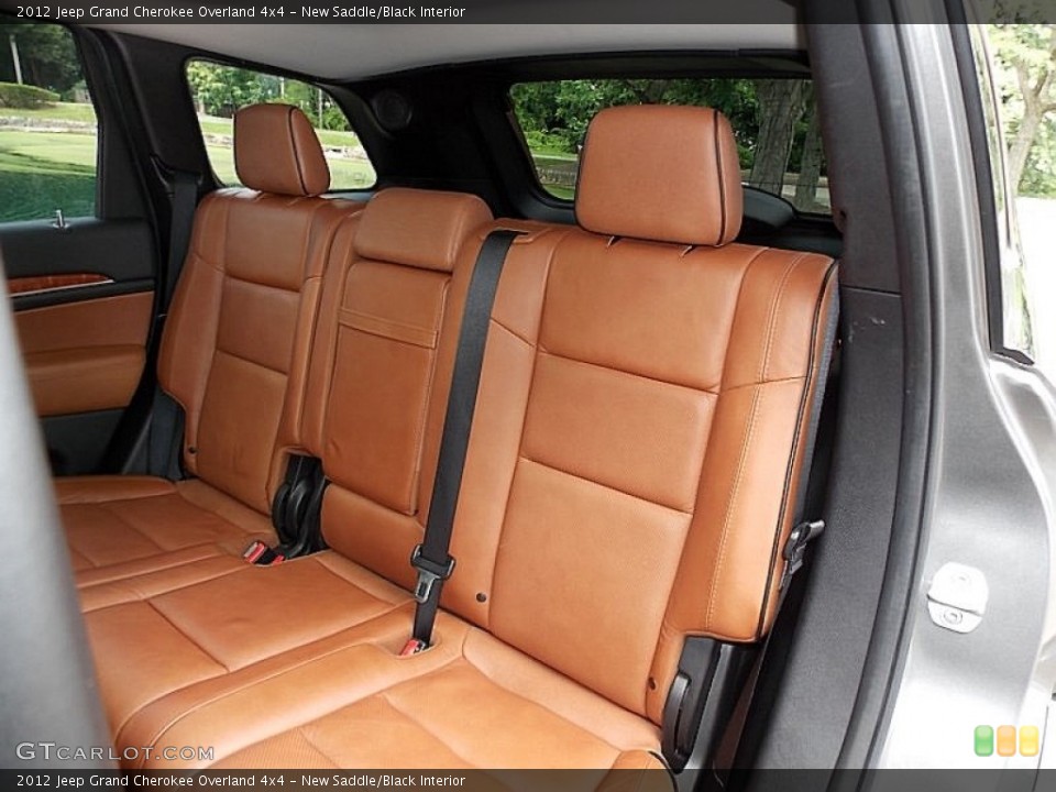New Saddle/Black Interior Rear Seat for the 2012 Jeep Grand Cherokee Overland 4x4 #105530648