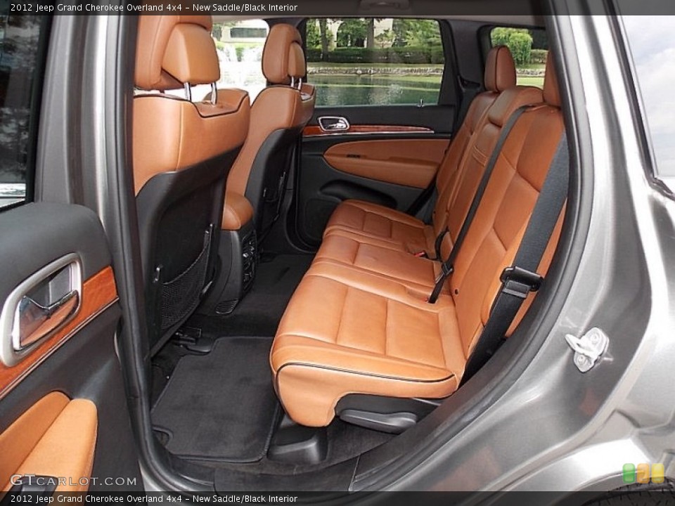 New Saddle/Black Interior Rear Seat for the 2012 Jeep Grand Cherokee Overland 4x4 #105530666