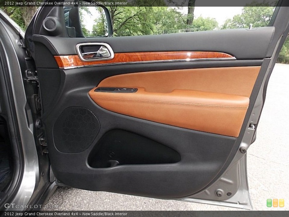 New Saddle/Black Interior Door Panel for the 2012 Jeep Grand Cherokee Overland 4x4 #105530702