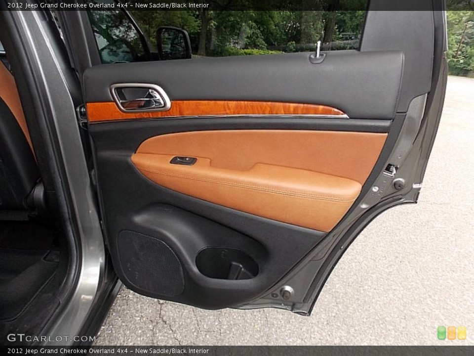 New Saddle/Black Interior Door Panel for the 2012 Jeep Grand Cherokee Overland 4x4 #105530762