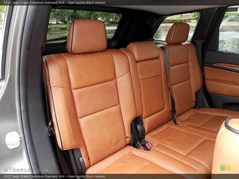 New Saddle/Black Interior Rear Seat for the 2012 Jeep Grand Cherokee Overland 4x4 #105530779