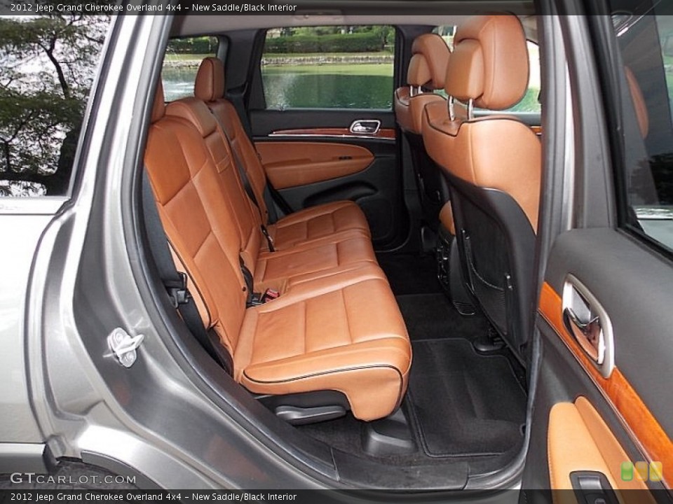 New Saddle/Black Interior Rear Seat for the 2012 Jeep Grand Cherokee Overland 4x4 #105530801