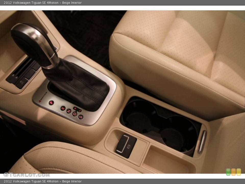 Beige Interior Transmission for the 2012 Volkswagen Tiguan SE 4Motion #105534314