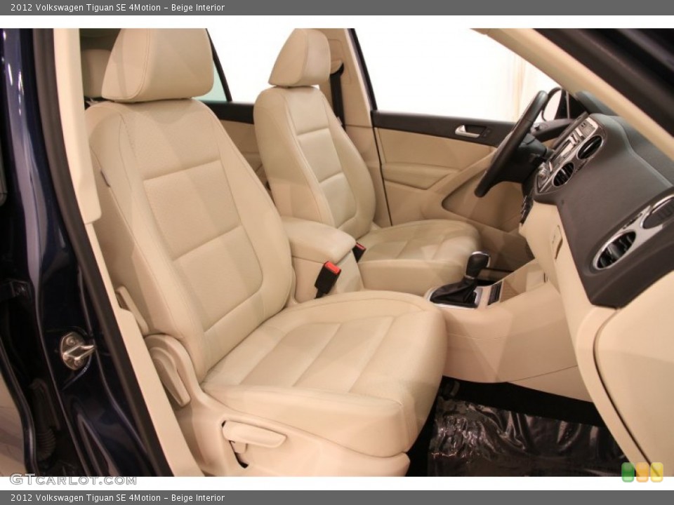 Beige 2012 Volkswagen Tiguan Interiors