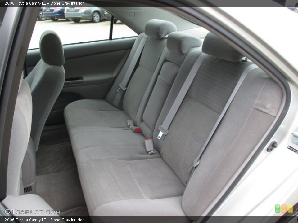Stone Gray Interior Rear Seat for the 2006 Toyota Camry LE #105537177