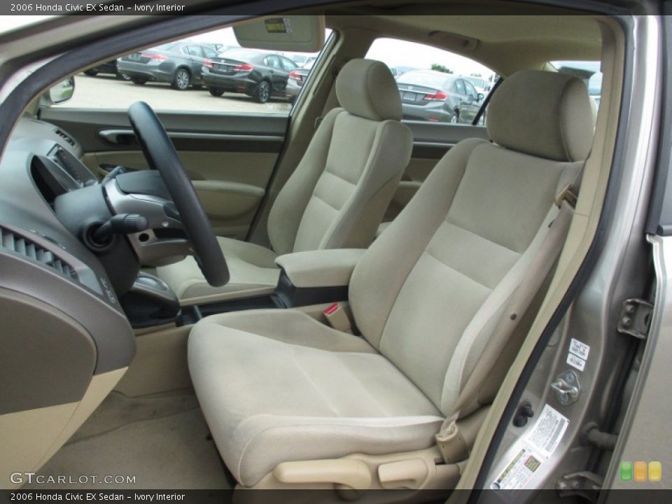 Ivory Interior Photo for the 2006 Honda Civic EX Sedan #105537528