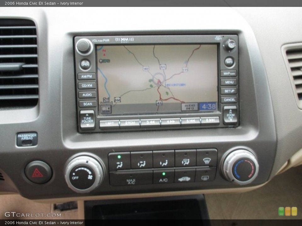 Ivory Interior Navigation for the 2006 Honda Civic EX Sedan #105537612