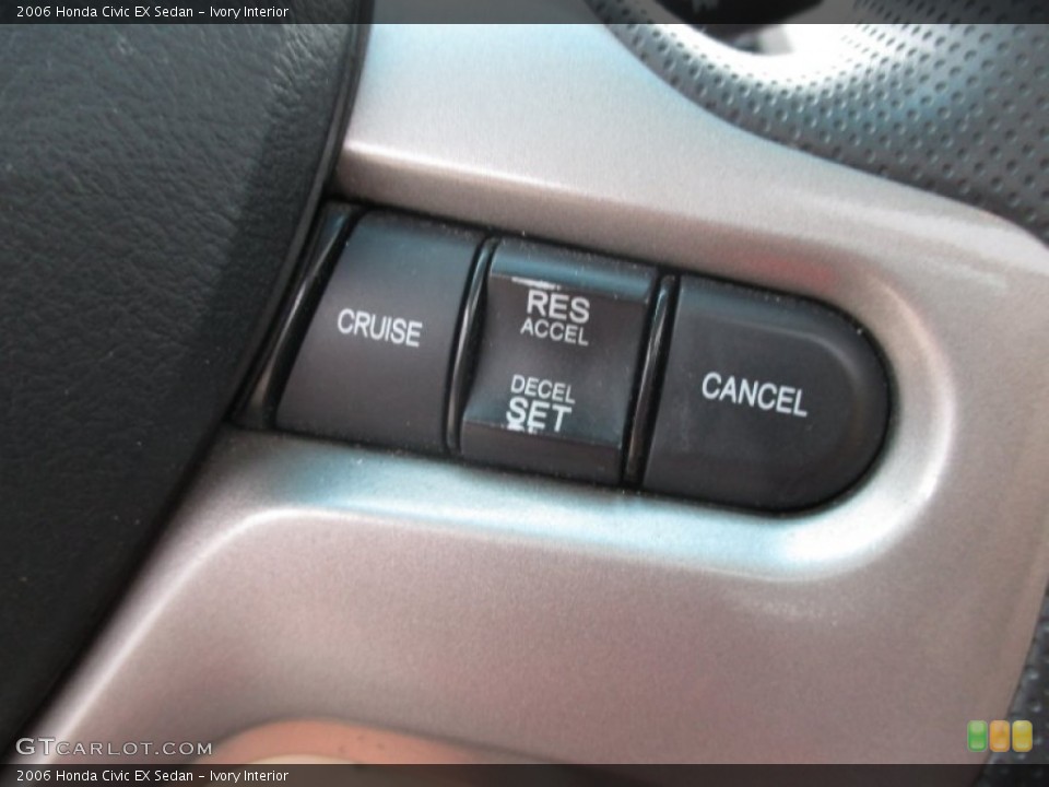Ivory Interior Controls for the 2006 Honda Civic EX Sedan #105537633
