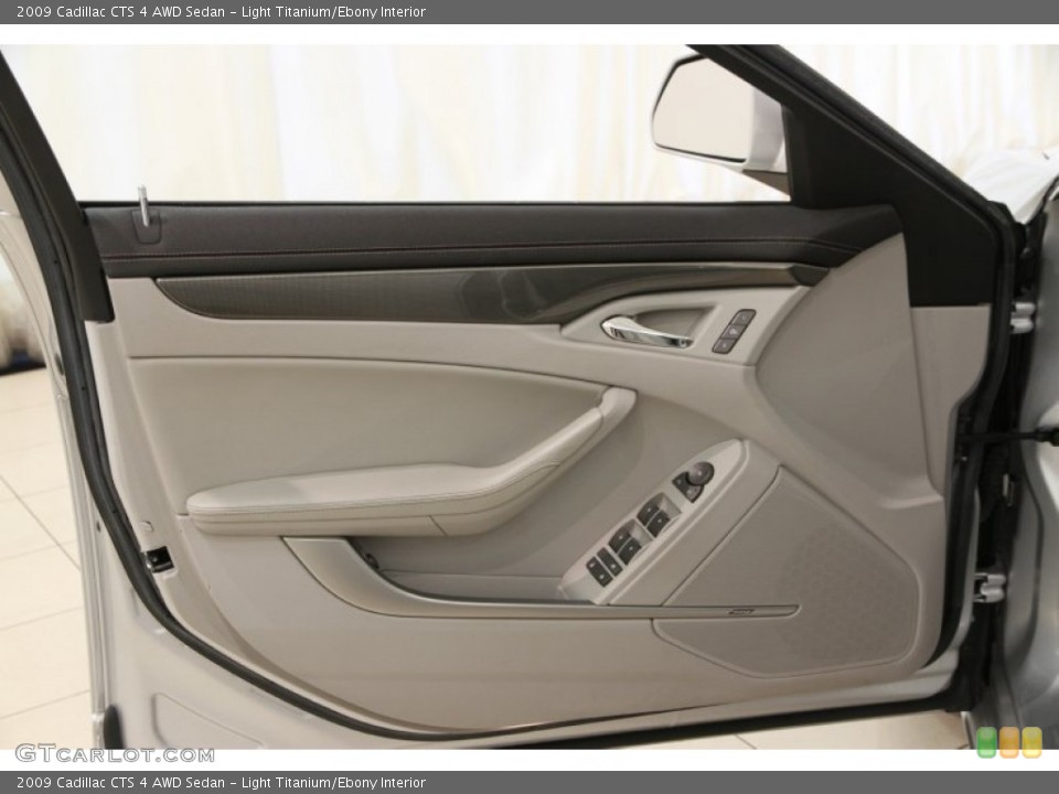 Light Titanium/Ebony Interior Door Panel for the 2009 Cadillac CTS 4 AWD Sedan #105539073