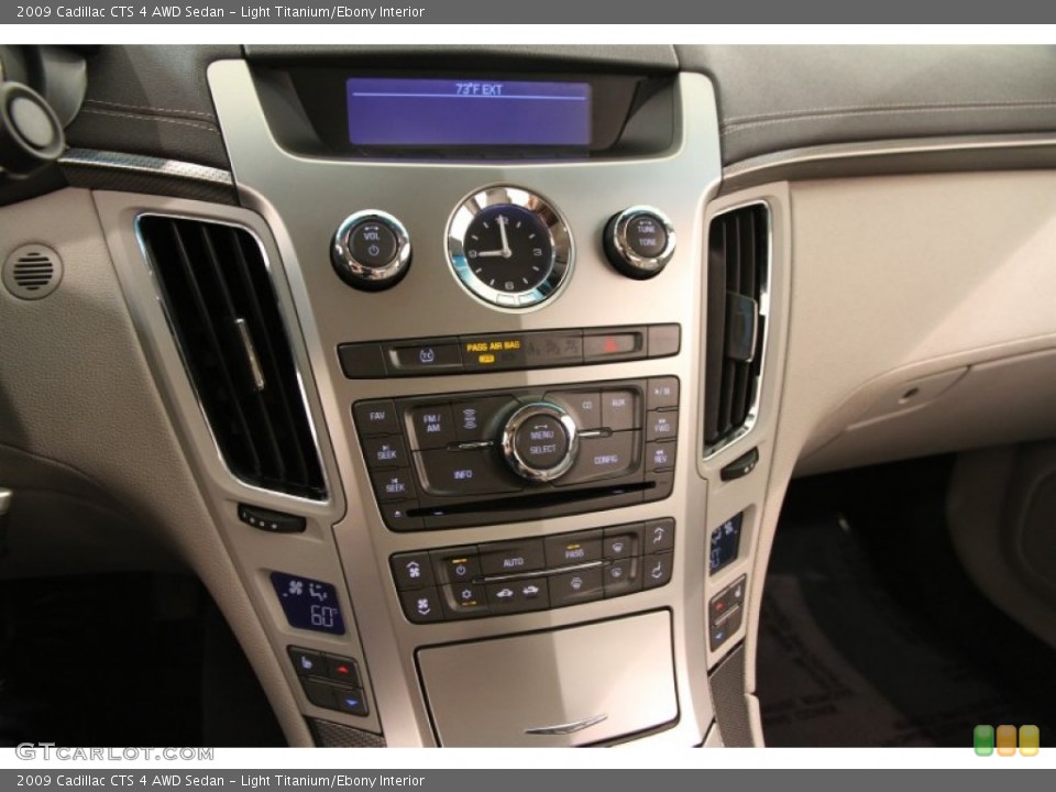 Light Titanium/Ebony Interior Controls for the 2009 Cadillac CTS 4 AWD Sedan #105539163