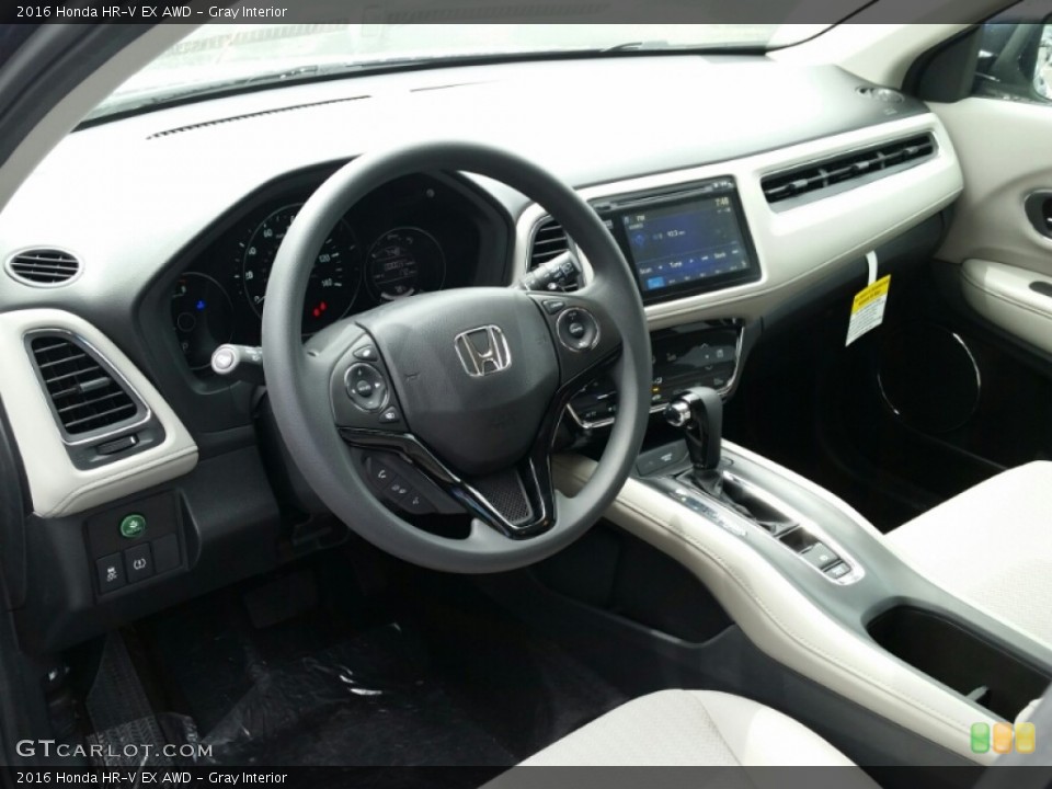 Gray Interior Photo for the 2016 Honda HR-V EX AWD #105541242