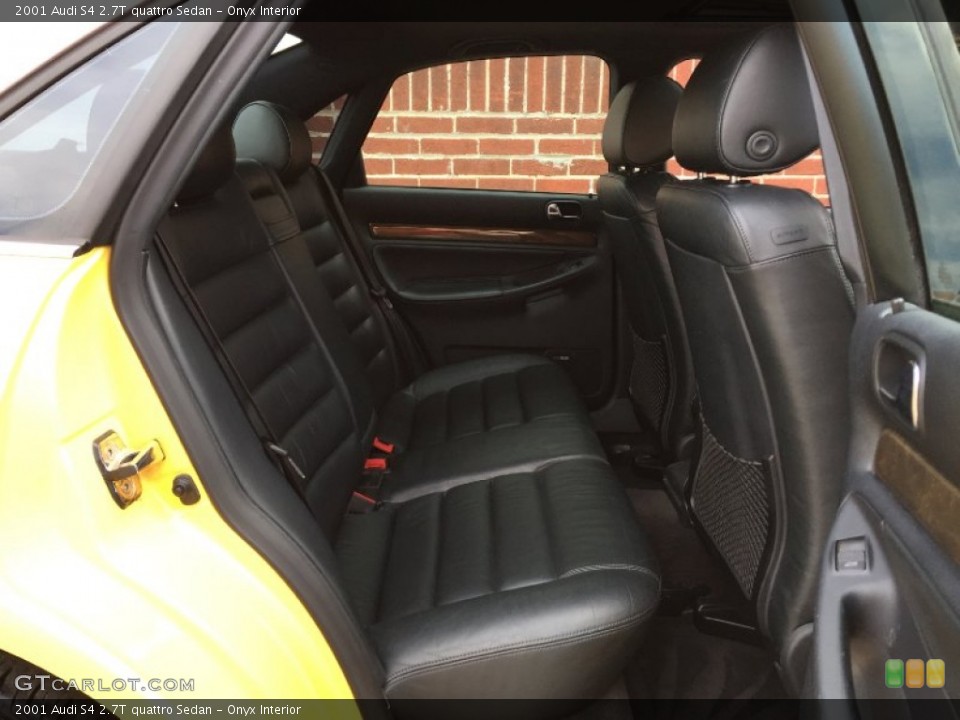 Onyx Interior Rear Seat for the 2001 Audi S4 2.7T quattro Sedan #105542241