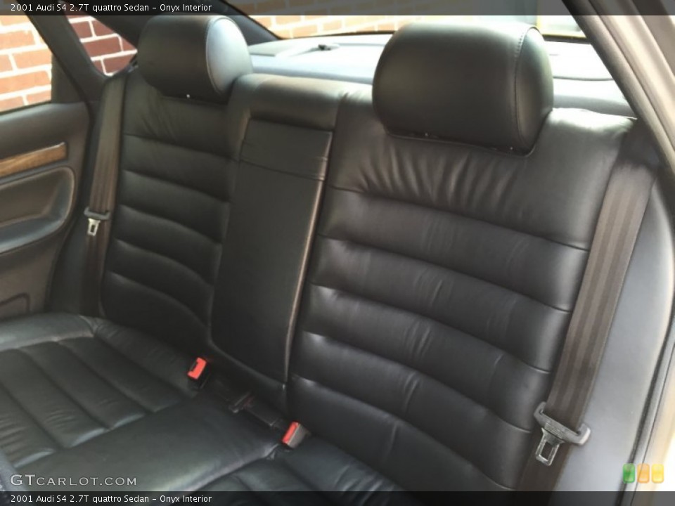 Onyx Interior Rear Seat for the 2001 Audi S4 2.7T quattro Sedan #105542265