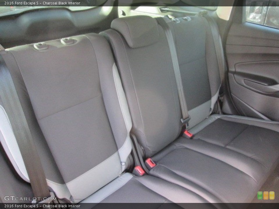 Charcoal Black Interior Rear Seat for the 2016 Ford Escape S #105542808