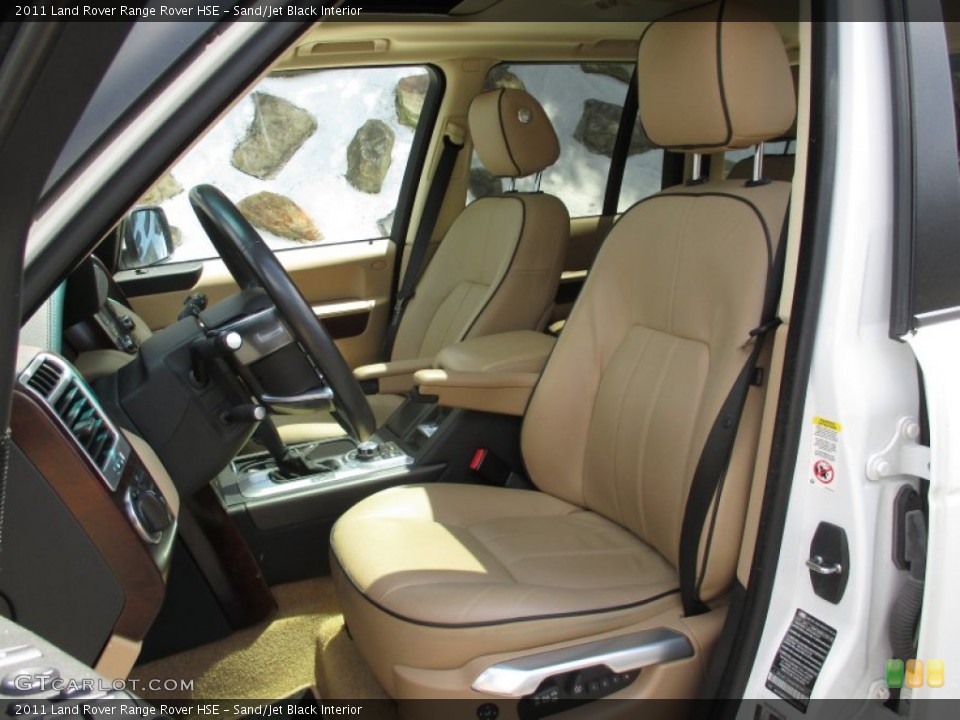 Sand/Jet Black Interior Photo for the 2011 Land Rover Range Rover HSE #105543342