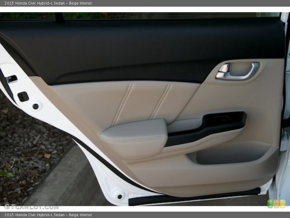 Beige Interior Door Panel for the 2015 Honda Civic Hybrid-L Sedan #105544924