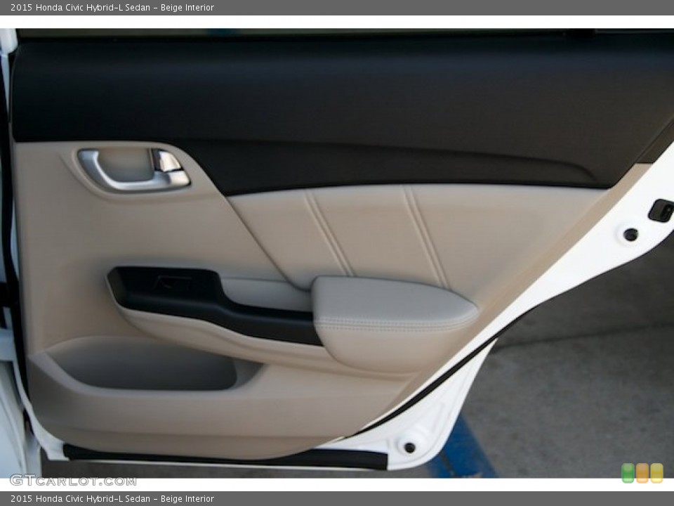 Beige Interior Door Panel for the 2015 Honda Civic Hybrid-L Sedan #105544941