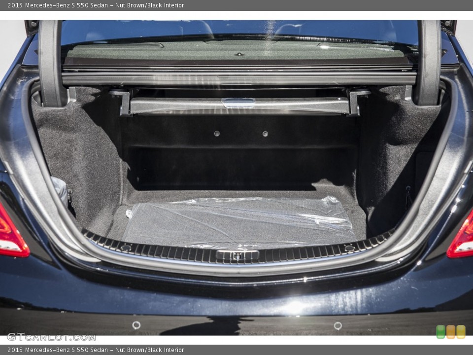 Nut Brown/Black Interior Trunk for the 2015 Mercedes-Benz S 550 Sedan #105545154