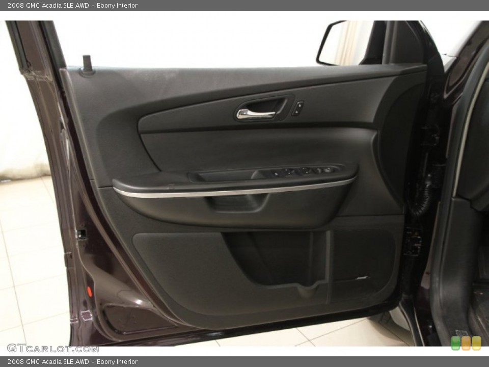 Ebony Interior Door Panel for the 2008 GMC Acadia SLE AWD #105547968
