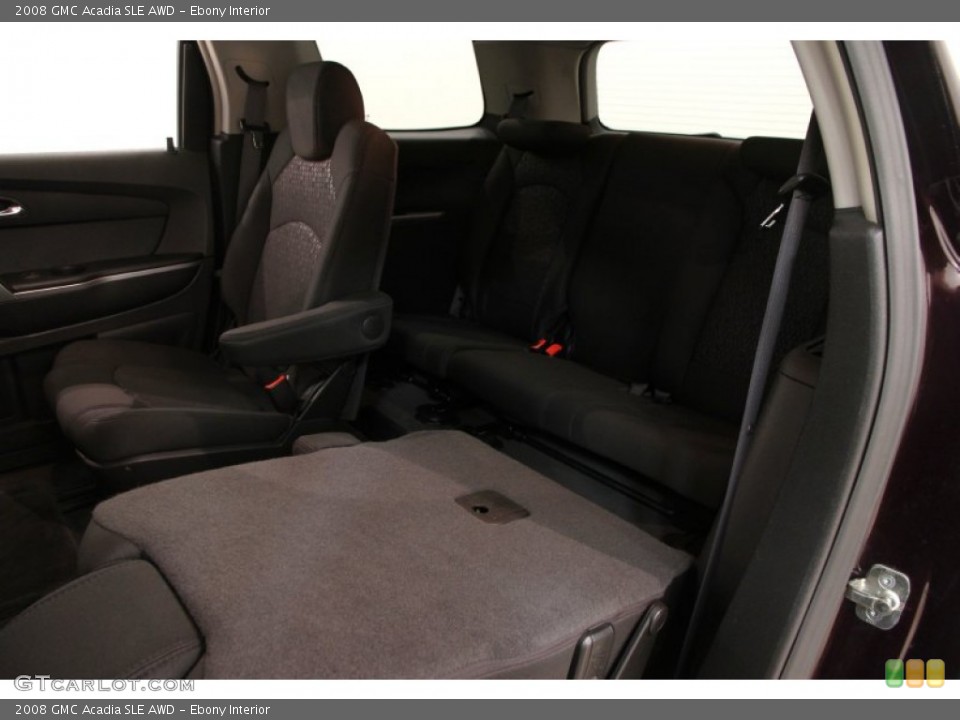 Ebony Interior Rear Seat for the 2008 GMC Acadia SLE AWD #105548124