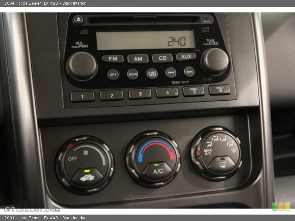 Black Interior Controls for the 2004 Honda Element EX AWD #105549135