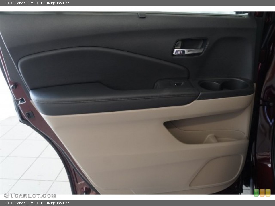 Beige Interior Door Panel for the 2016 Honda Pilot EX-L #105552744