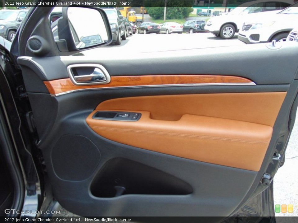 New Saddle/Black Interior Door Panel for the 2012 Jeep Grand Cherokee Overland 4x4 #105554066