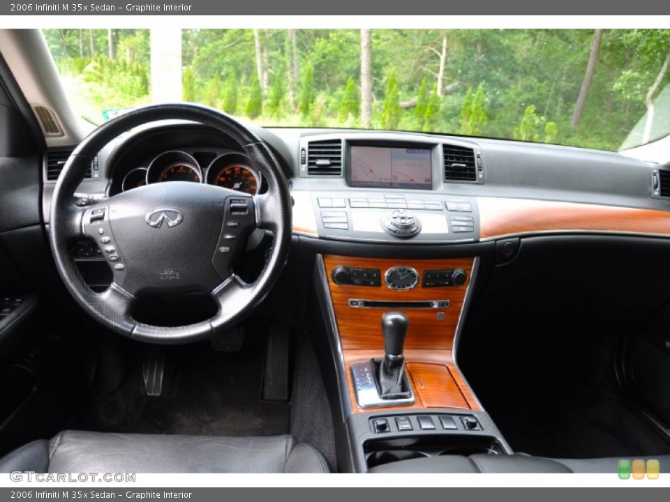 Graphite Interior Dashboard for the 2006 Infiniti M 35x Sedan #105557496