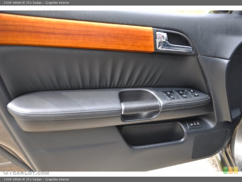 Graphite Interior Door Panel for the 2006 Infiniti M 35x Sedan #105557517