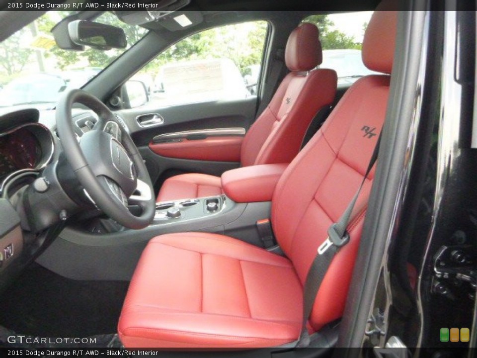 Black/Red Interior Photo for the 2015 Dodge Durango R/T AWD #105558201
